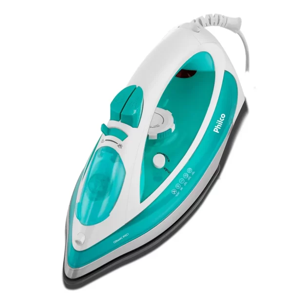 Ferro a Vapor Philco Ceramic Branco e Verde PFEC1 – 127 Volts - Imagem 2